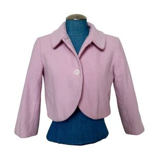 Vintage Wool/Cashmere Cropped Blazer